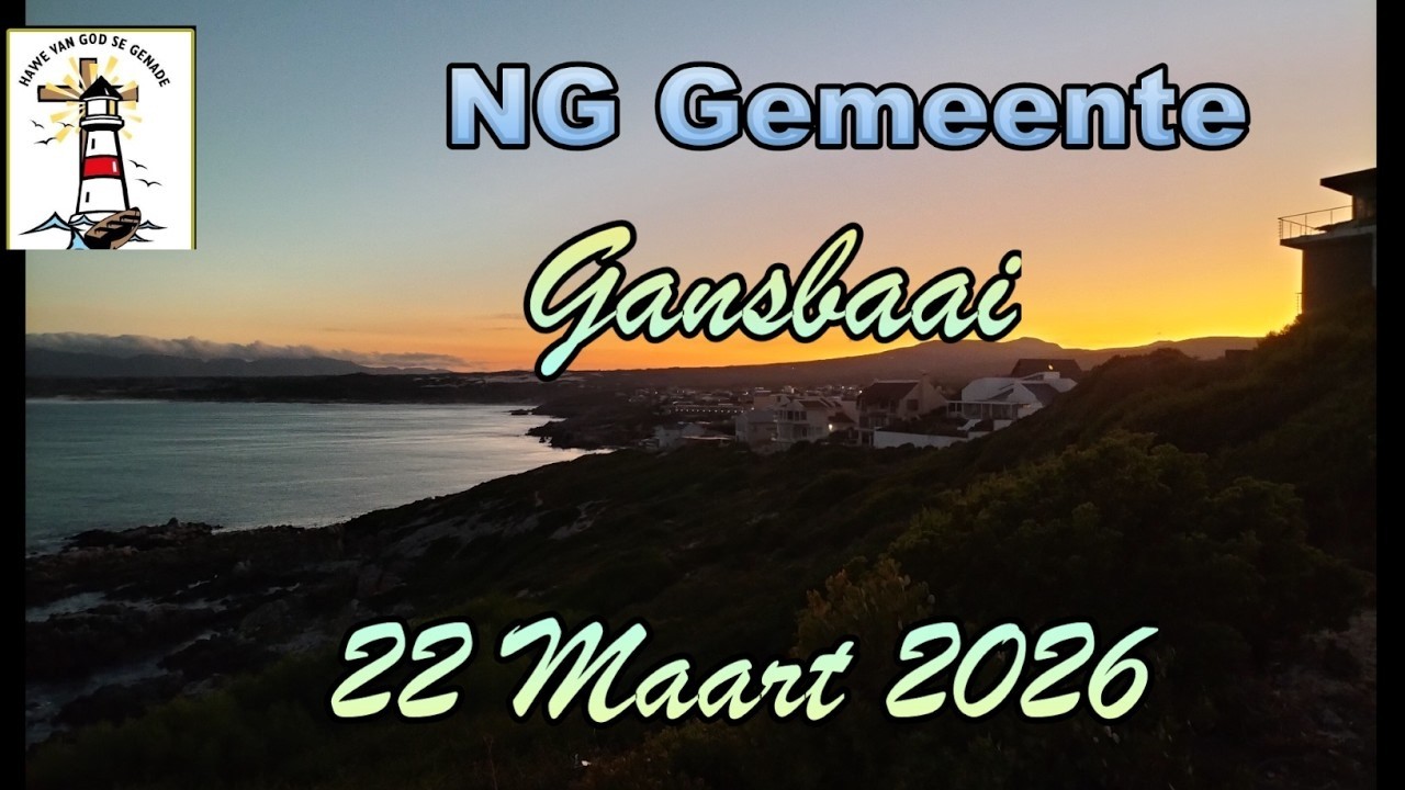 Erediens - 22 Maart 2026 - Ds. Hanri Joubert