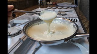 How to Make Basic White Sauce - Cream Sauce at its Simplest