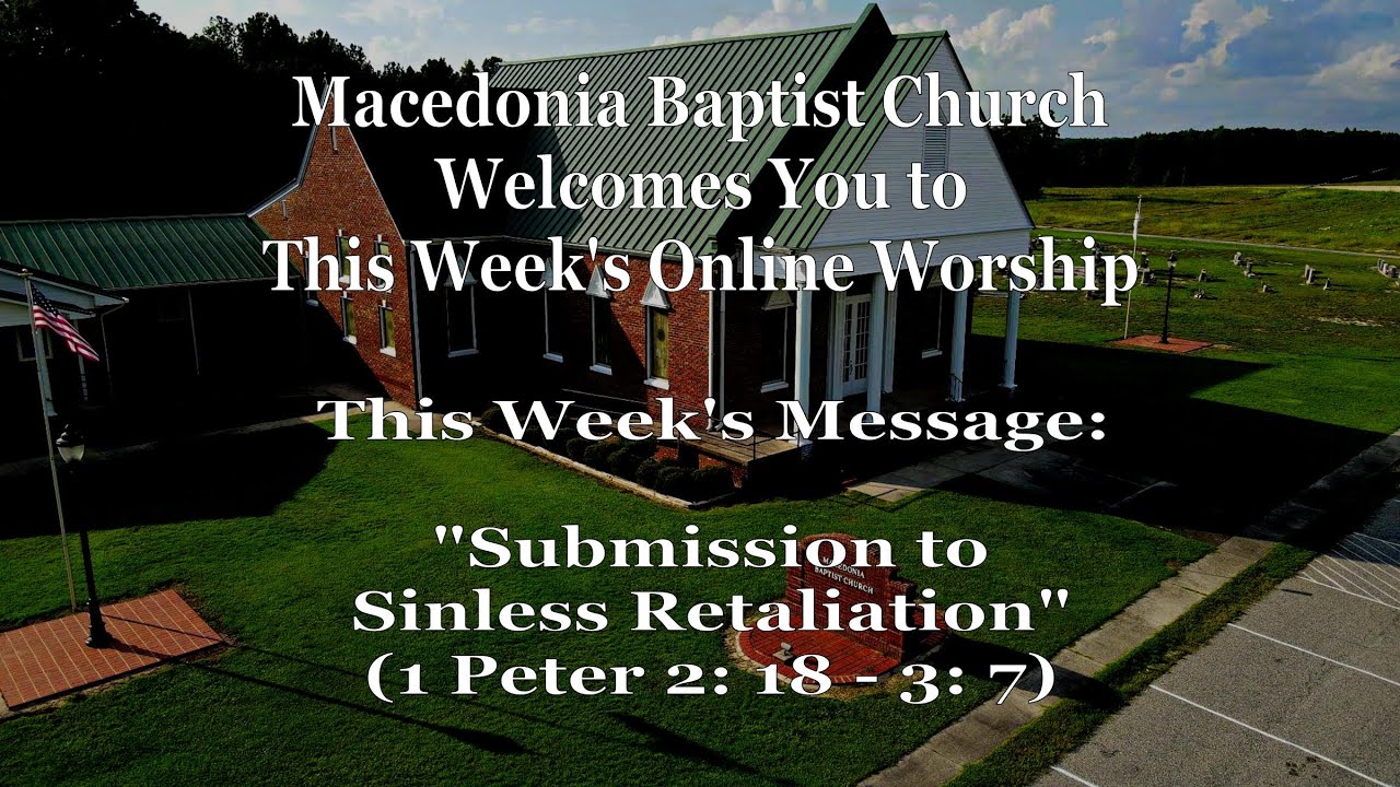 2021 /10/03 Submission to Sinless Retaliation