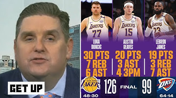 GET UP | "LeBron-Luka Doncic-Austin Reaves will SWEEP in playoffs" - Windy on Lakers beat Thunder