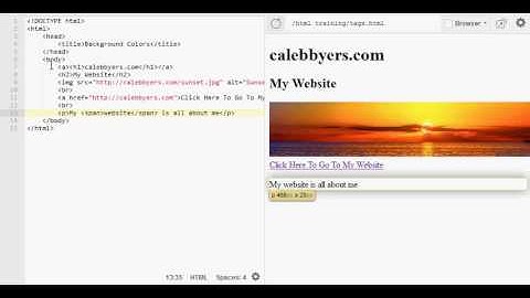 Video 13  - - -  Divs And Spans ~~~ Caleb
