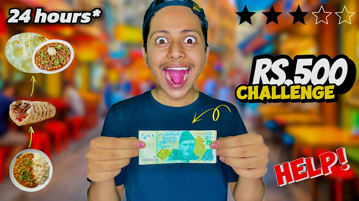 Living on Rs.500 for 24 hours Extreme Challenge🤩
