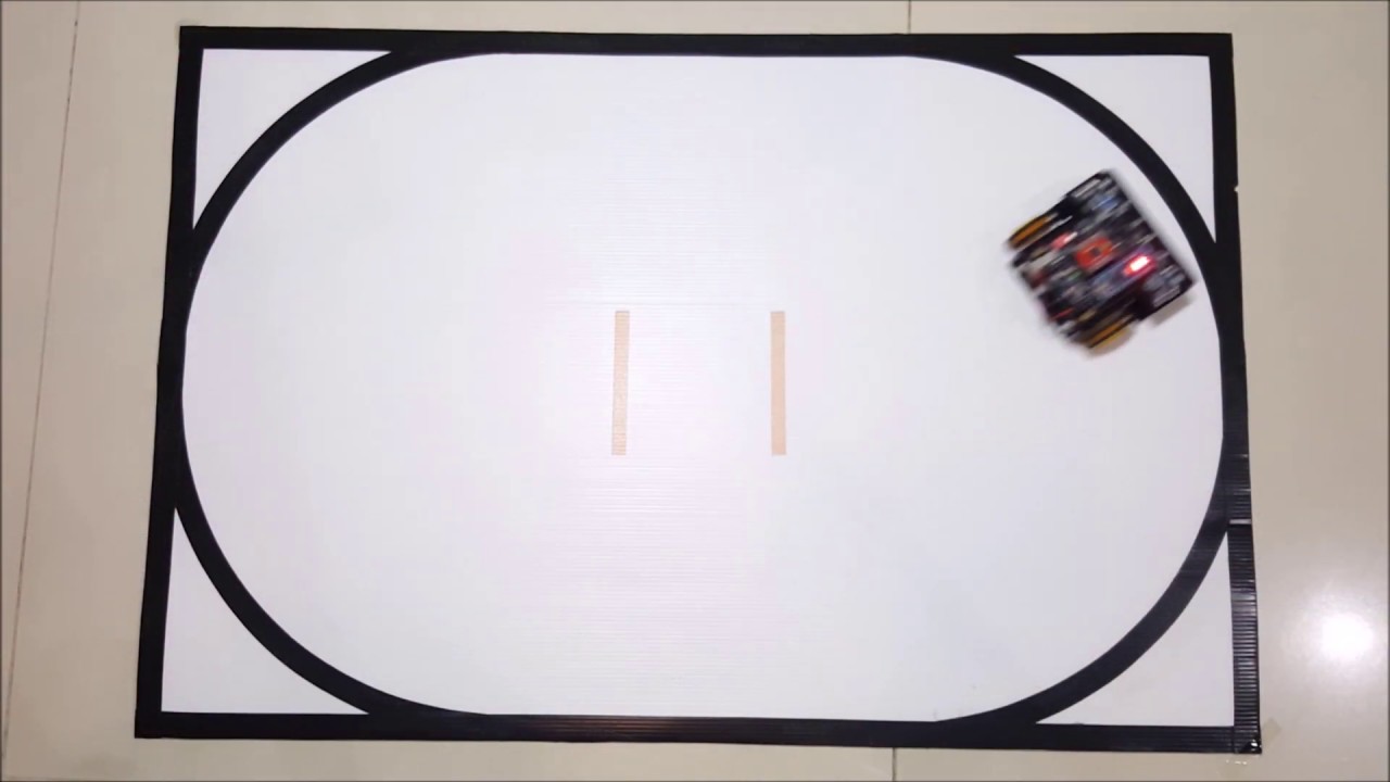 Mini Sumo Robot Line Detection - YouTube