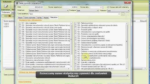 Repertorium   Film szkoleniowy program Notaris