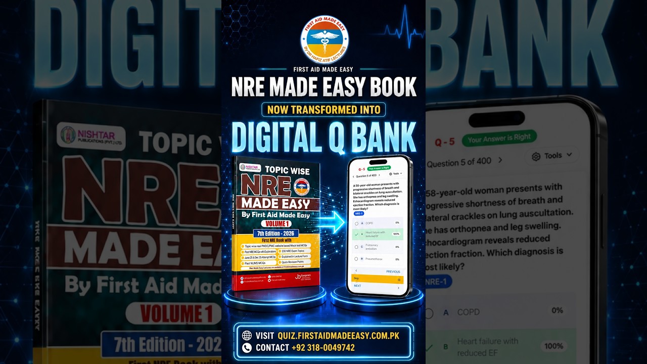 📚 NRE MADE EASY BOOK — NOW AVAILABLE AS FAME NRE-1 Q-BANK APP!