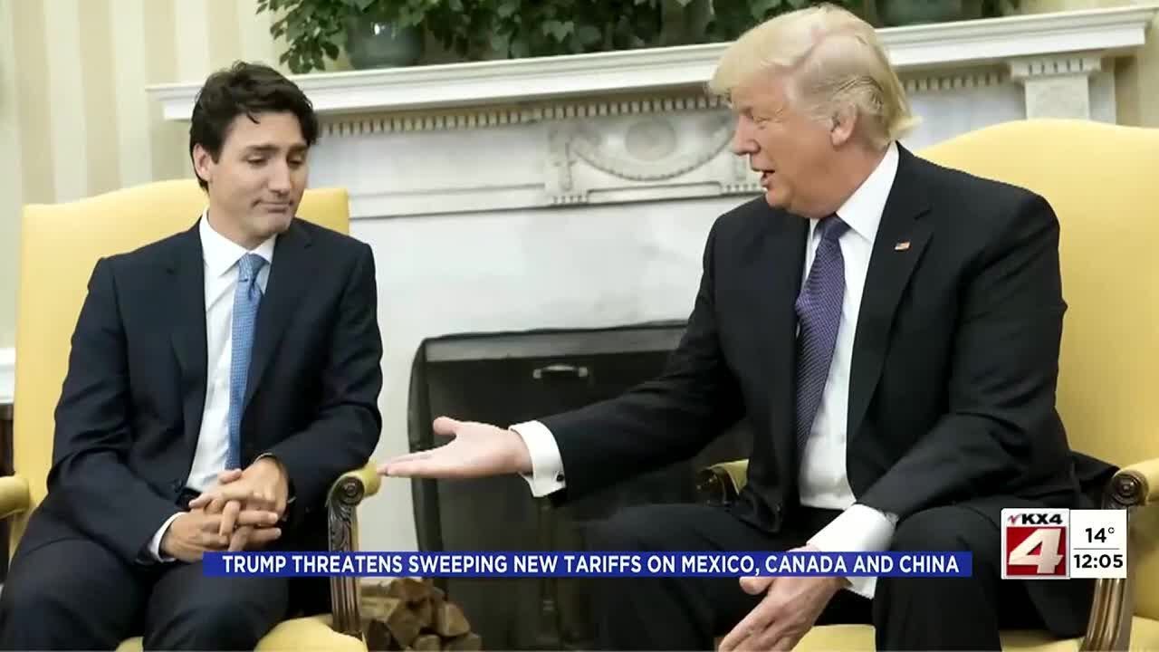 Trump threatens sweeping new tariffs on Mexico, Canada and China - YouTube