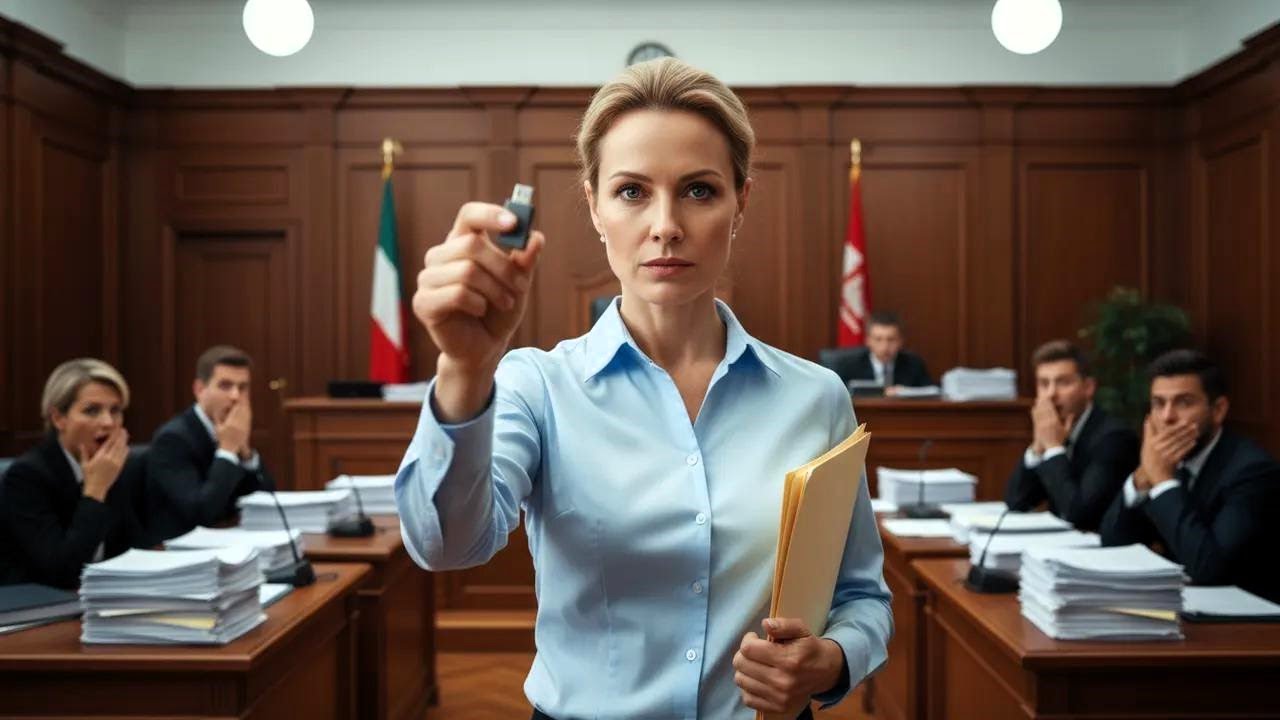 W sądzie ją lekceważono – aż do momentu, gdy ujawniła prawdę i zniszczyła karierę sędziego.