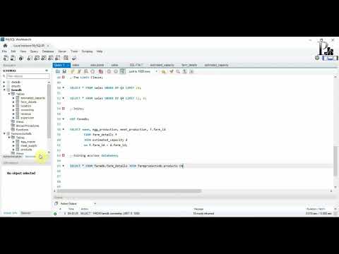 MySQL Tutorial For Beginners Part 9 |  Joins (Joining across databases) | In Pidgin