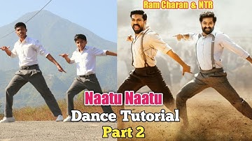 Naatu Naatu Energetic Dance Tutorial #2- RRR - NTR & Ram Charan | Epic Footwork Dance | Step by Step