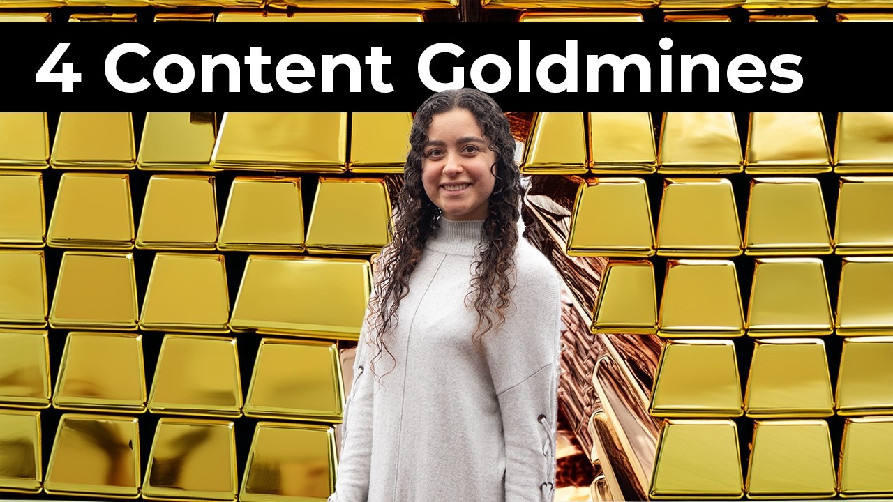 4 Content Goldmines You're Sitting on (How To Repurpose Content for YouTube)
