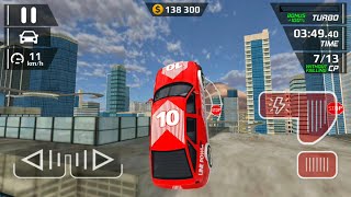 Smash Car Hit -Impossible Stunt New Red color Car Vehicule Android Gameplay screenshot 5