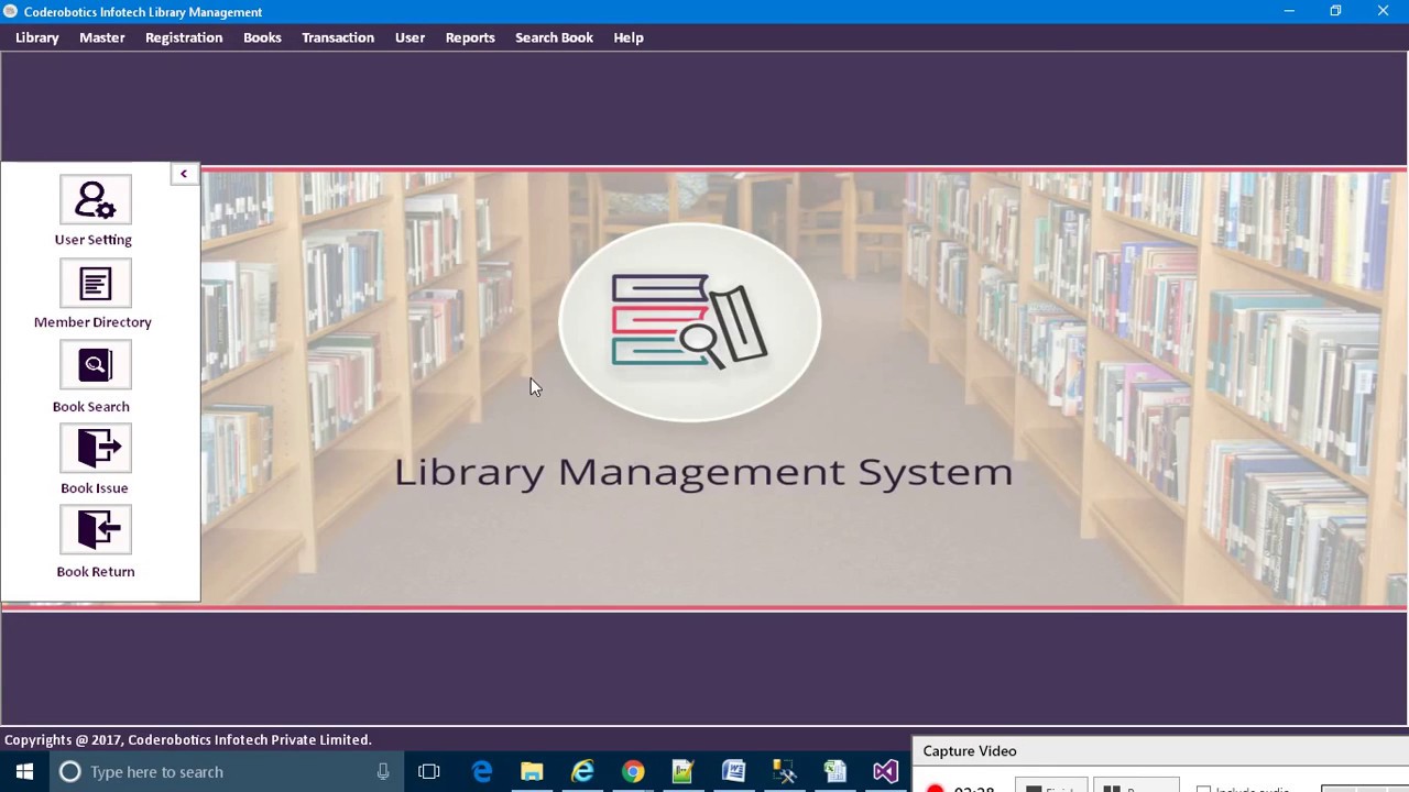 javatpoint library management system