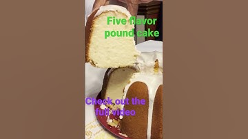 Thumbnail of Five flavor pound cake #ericandteresa #goodeats #homemade