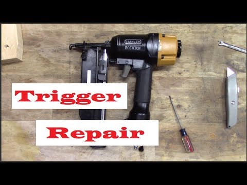 Repairing A Bostitch 16 Gauge Finish Brad Nailer Youtube