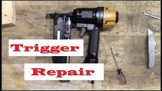 Repairing a Bostitch 16 gauge finish/brad nailer by Lenny C 26,946 views 6 years ago 6 minutes, 7 seconds