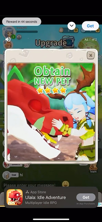 Ulala: Idle Adventure mobile ad