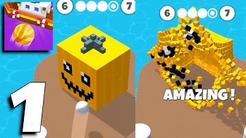 Cube Blast 3D - Gameplay Part 1 Levels 1-17 (Android,iOS)