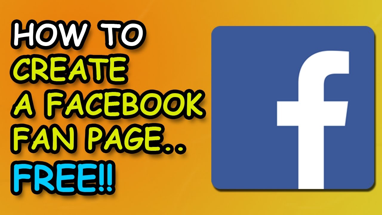 How to Create Facebook Fan Page 2017 - YouTube