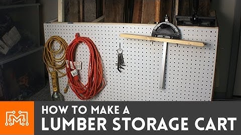 How to make a lumber storage cart | I Like To Make Stuff
