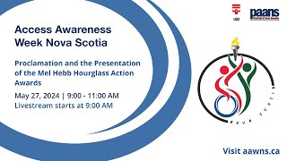 Proclamation Ceremony and Mel Hebb Hourglass Action Award