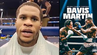 Devin Haney WARNS Gervonta Davis: “Frank Martin is not gone come to LAY DOWN”