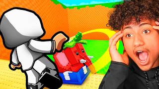 We Kicked A Lucky Block To The Rarest Zone In Roblox