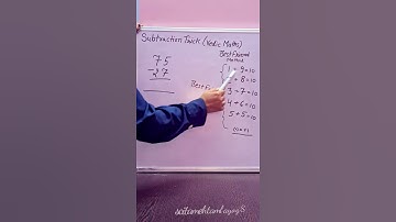Subtraction trick in Vedic  maths(easy) || 2 digit Numbers ||#shorts ||Sgoyalmathematics
