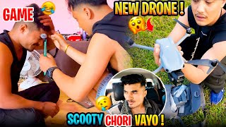 Dost Ko Nidhar Suneyo ?? New Drone Scooter Chori Bhayo Mrb Vlog