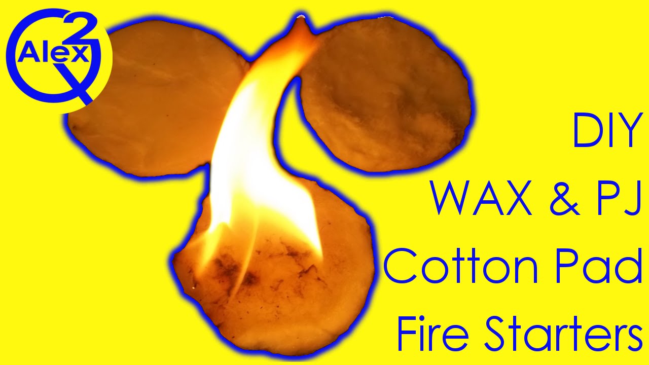 Mini Project 12 Cotton Pad, Wax & PJ Fire Starters YouTube