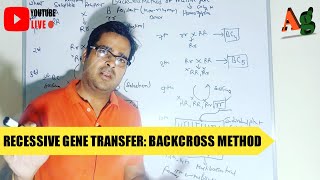 Backcross Method of Recessive Gene Transfer | Plant Breeding | Agriculture