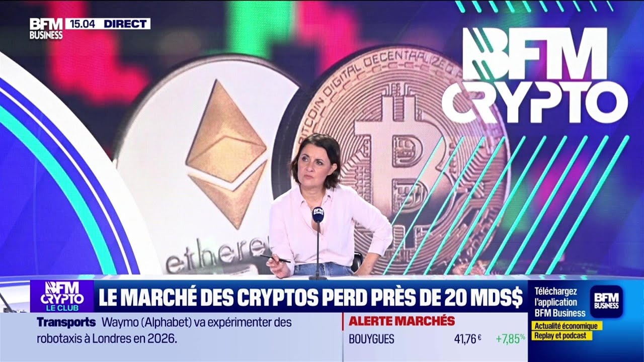 BFM Crypto, le Club : Le marché des cryptos perd près de 20 milliards de  dollars