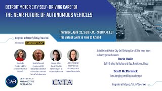 Detroit MC Self Driving Cars -  The Near Future of AVs