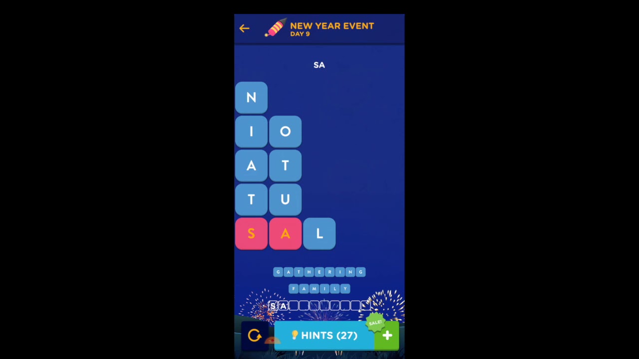 WordBrain 2 New Year Event Day 9 January 11 2021 Answers and Solutions