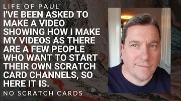 How I make and edit scratch card videos. I hope anyone who is starting a channel finds this useful