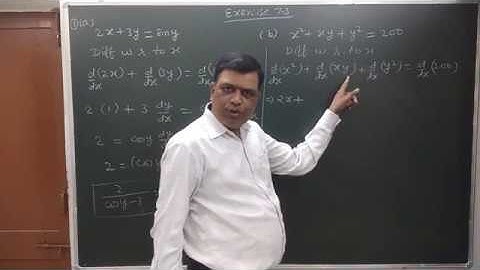 Differentiation class 12 RBSE EXERCISE 7.3 questions 1 &  2