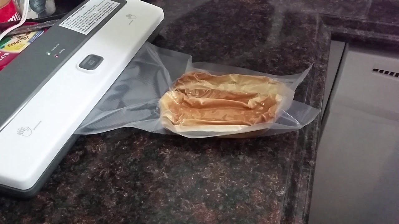 Vacuum sealing bread (hogies) YouTube