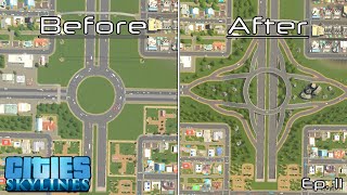 Roundabout Upgrade | Cities: Skylines | Ep. 11