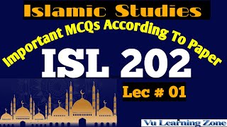 ISL 202 Shorts Lecture1 MCQs| ISL202 lectures wise mcqs| ISL202 Midterm preparation #isl202 #islam