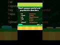 Master Mental Disorders: Easy Mnemonic Trick!