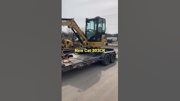 Next Gen 303CR finally here.     #Catnextgen #miniexcavator