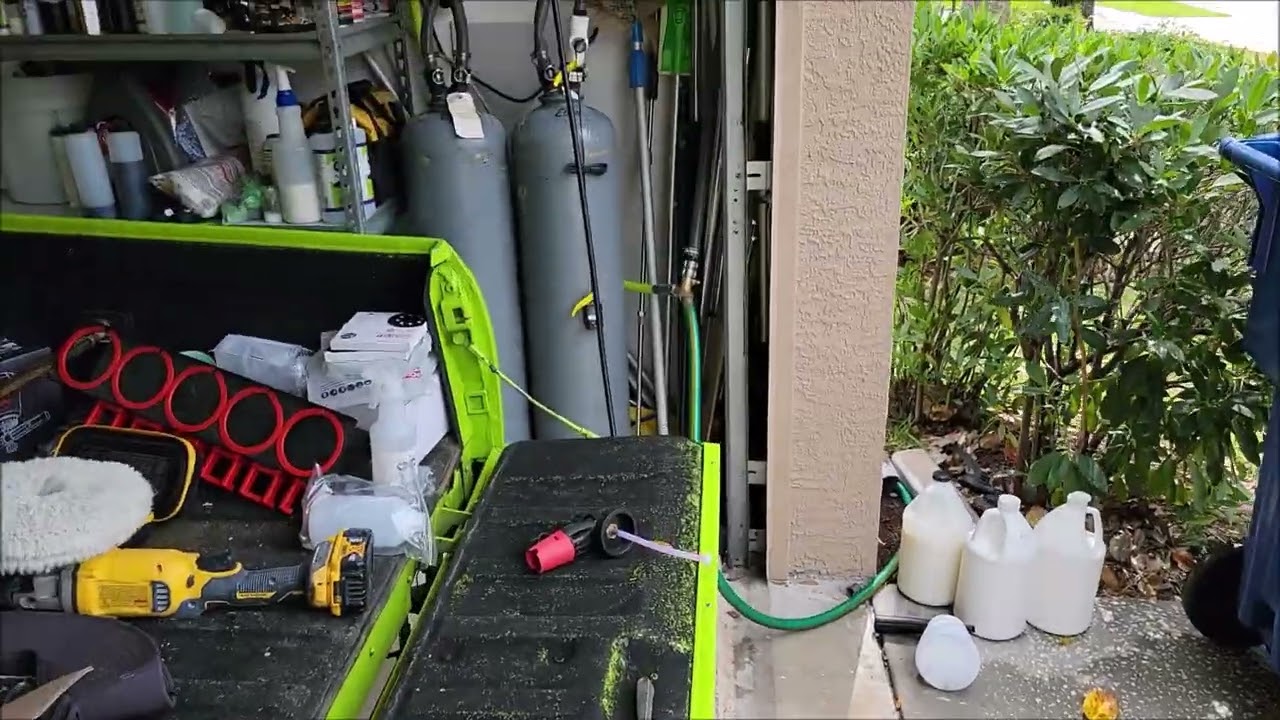 REVIEW GIRAFFE TOOLS GRANDFALLS PRESSURE WASHER & MY CURRENT DEIONIZED