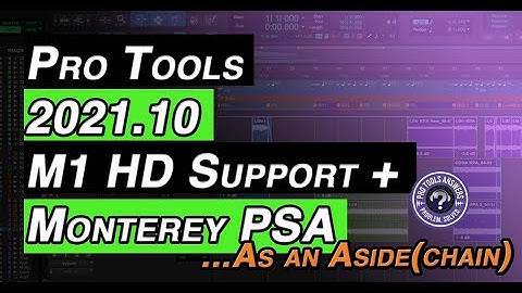 Pro Tools Answers | Pro Tools 2021.10 Monterey Support
