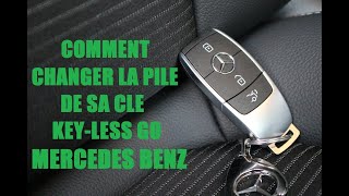 COMMENT CHANGER LA PILE DE SA CLE KEYLESS GO MERCEDESBENZ ( Classe A, Classe B, etc)