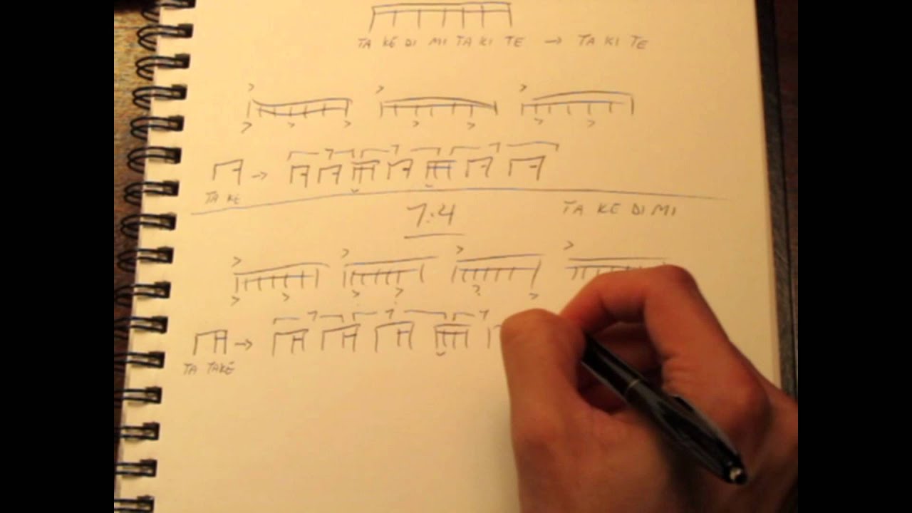 rhythmic phrases in 73, 74, and 75 YouTube