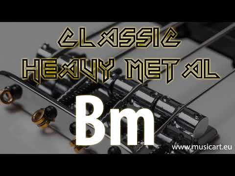 heavy-metal-backing-track-for-bass-b-minor-(or-f-major),-107-bpm