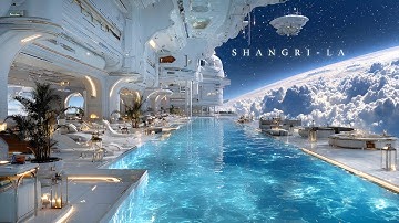 Shangri-La: Relaxing SPACE Ambient Music 🌊🎧 for Returning to Work & Study (3Hz Binaural Beats) [4K]
