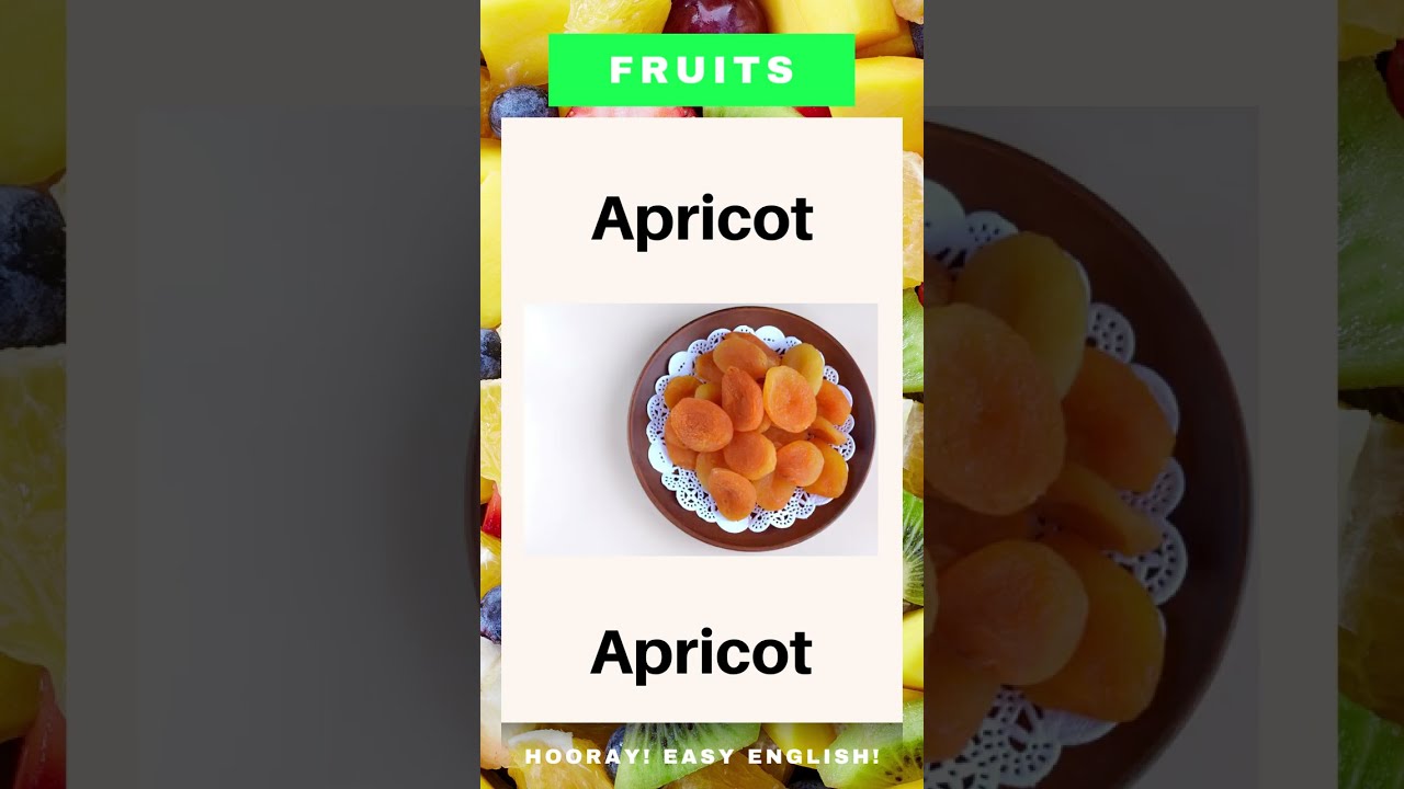 How To Pronounce APRICOT Fruits Learnenglish YouTube Hq720 2