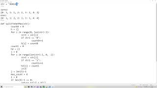 Split a string to get maximum score - Leetcode Python coding by Elrik