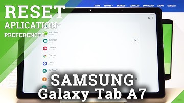 How to Restore Default App Settings in Samsung Galaxy Tab A7 - Reset App Preferences