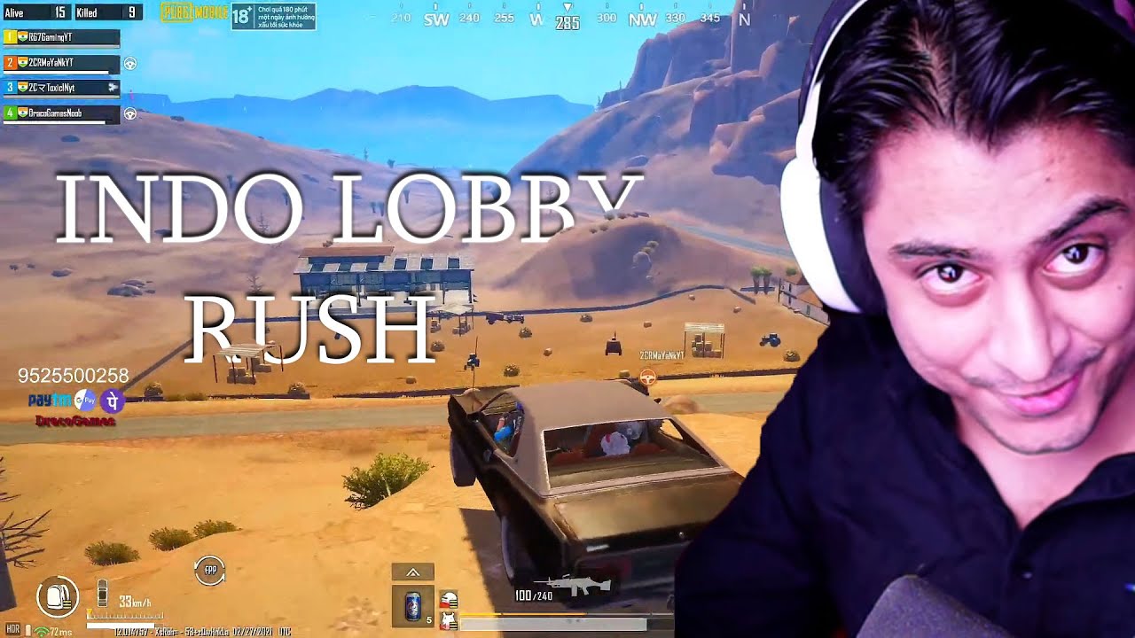 Indo Lobby Miramar Rush Chicken Dinner PUBG Mobile